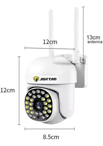 Camera de Supraveghere Video Jortan, 32 Leduri, Rotative, Infrarosu, Rezistanta la apa + Card 32 GB