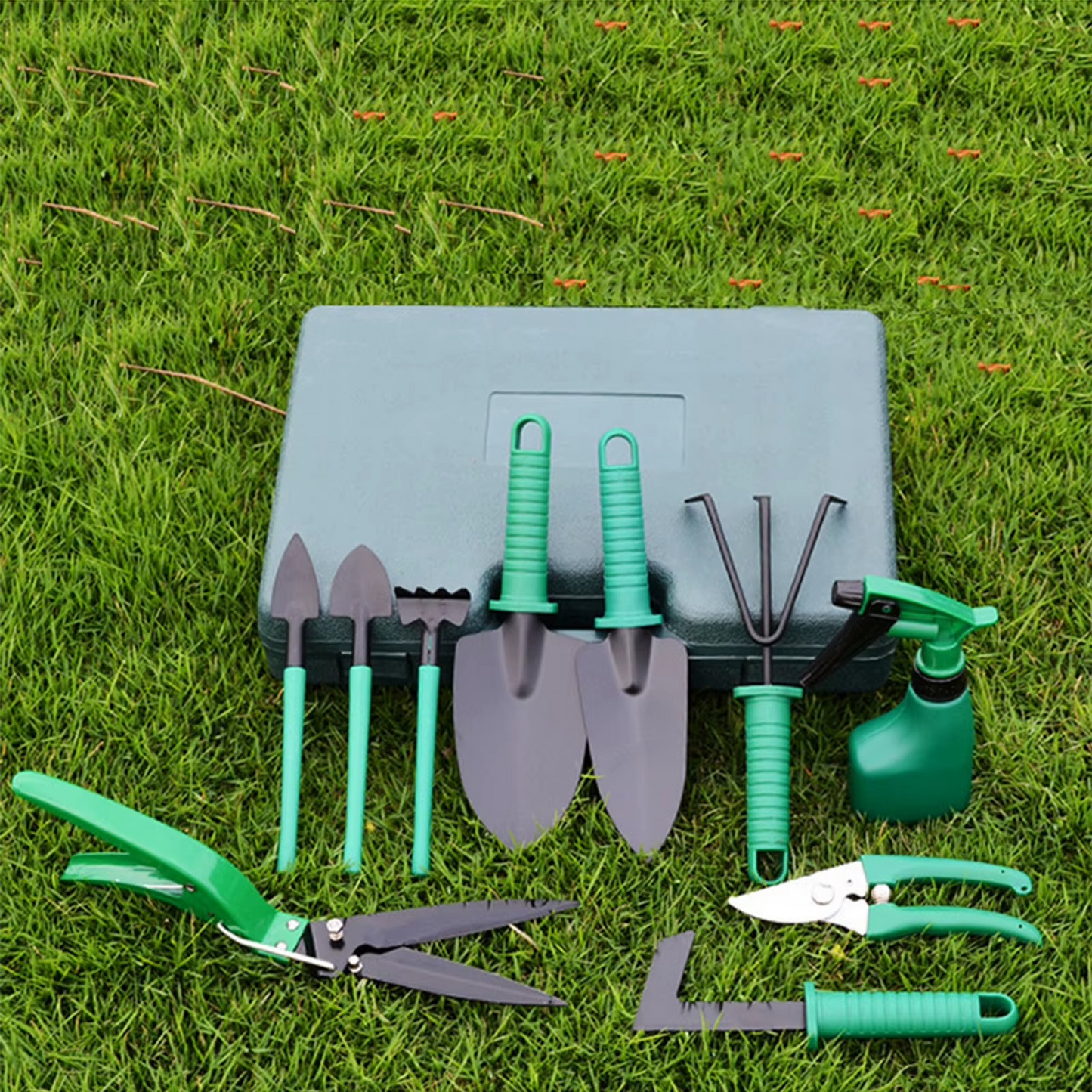 Set profesional de unelte pentru grădinărit – 10 piese esențiale pentru plantare, îngrijire și întreținerea grădinii tale!